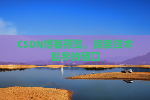 CSDN博客预览，探索技术世界的窗口